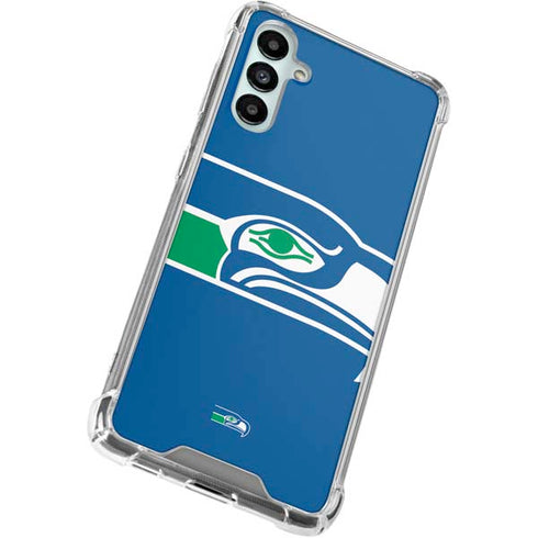 NFL Seattle Seahawks Retro Logo Galaxy A15 5G Clear Case
